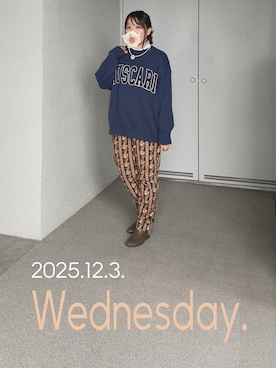 「アイテム（ブーティ）」を使った、ゆめかさん（レディース・153cm）の冬コーディネート