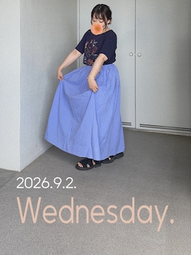 「Handmade（ハンドメイド）のアイテム」を使った、ゆめかさん（レディース・153cm）の秋コーディネート