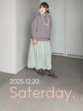 「DAISO（DAISO）のアイテム」を使った、ゆめかさん（レディース・153cm）の冬コーディネート