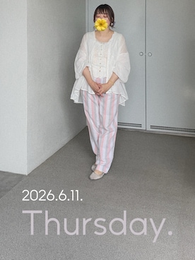 「coca（coca）（コカ）のアイテム」を使った、ゆめかさん（レディース・153cm）の夏コーディネート