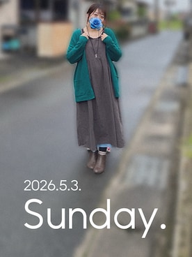 「rps（アールピーエス）のアイテム」を使った、ゆめかさん（レディース・153cm）の春コーディネート