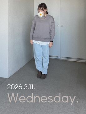 「rps（アールピーエス）のアイテム」を使った、ゆめかさん（レディース・153cm）の春コーディネート