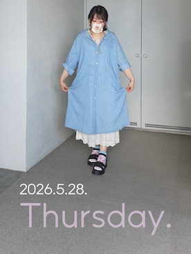 「Handmade（ハンドメイド）のアイテム」を使った、ゆめかさん（レディース・153cm）の夏コーディネート