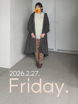 「3coins（3coins）のアイテム」を使った、ゆめかさん（レディース・153cm）の春コーディネート