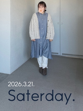 「rps（アールピーエス）のアイテム」を使った、ゆめかさん（レディース・153cm）の春コーディネート