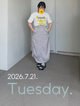 「Handmade（ハンドメイド）のアイテム」を使った、ゆめかさん（レディース・153cm）の夏コーディネート