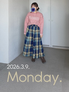 「Samansa Mos2（サマンサ モスモス）のアイテム」を使った、ゆめかさん（レディース・153cm）の春コーディネート