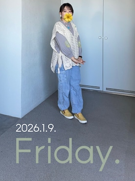 「maRe maRe（マーレマーレ）のアイテム」を使った、ゆめかさん（レディース・153cm）の冬コーディネート