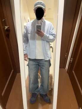 「Supreme （シュプリーム）のアイテム（パンツ）」を使った、KZTFR@m.jpさん（メンズ・173cm）の秋コーディネート