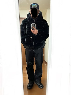 「フォックスファー」｜KZTFR@m.jpさん（メンズ・173cm）の冬コーディネート