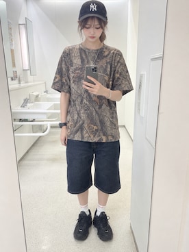 「Supreme （シュプリーム）のアイテム（帽子）」を使った、KZTFR@m.jpさん（メンズ・173cm）の秋コーディネート