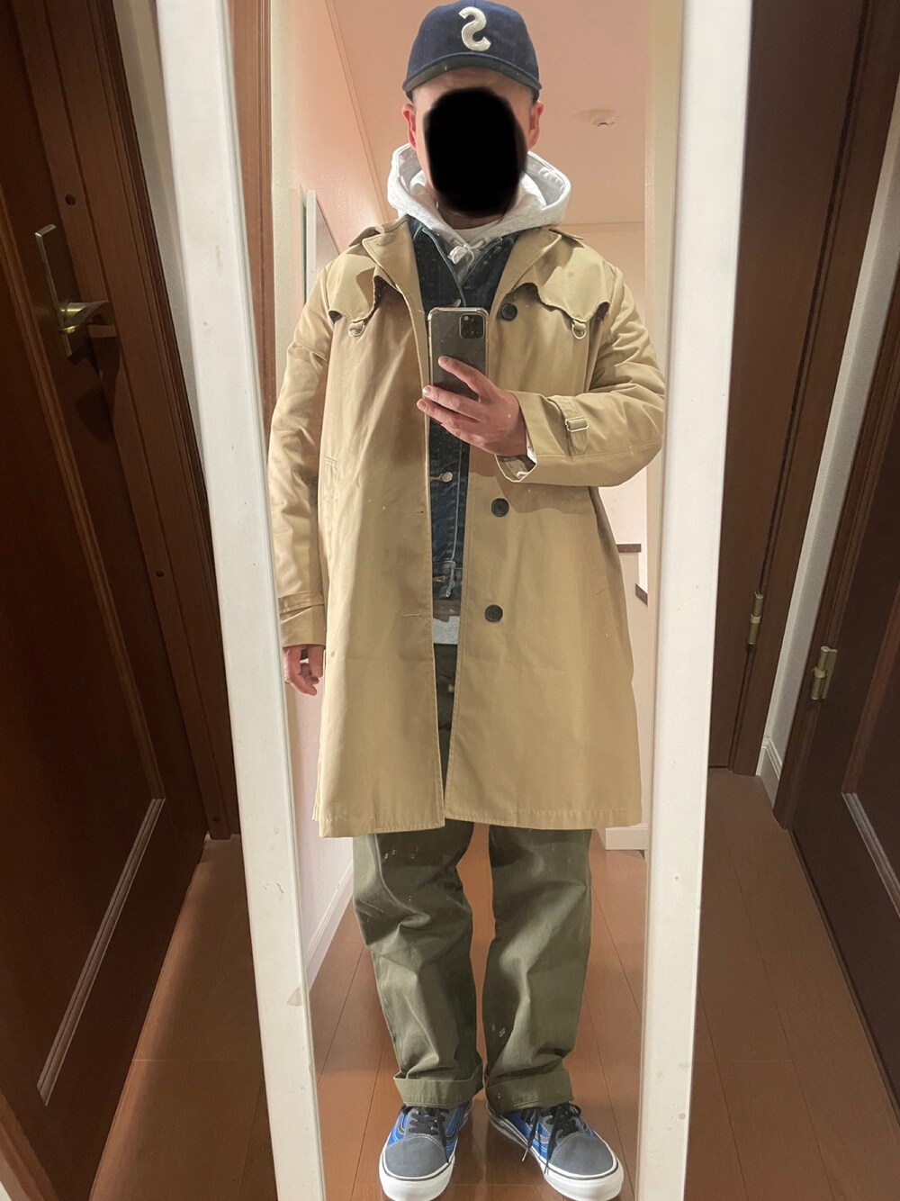 美品　supreme デニム　トレンチコート 美品supreme デニムトレンチコート