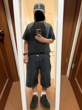 「アイテム（スニーカー）」を使った、KZTFR@m.jpさん（メンズ・173cm・40代）の夏コーディネート