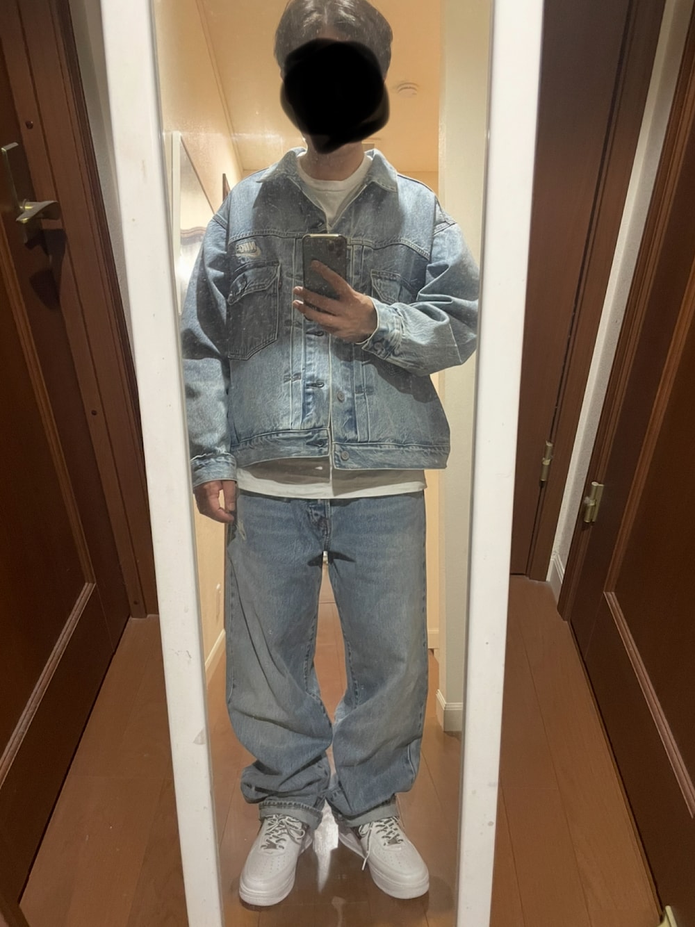 KZTFR@m.jp｜Levi's® x Nikeのデニムジャケットを使ったコーディネート