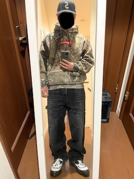 「アイテム（パーカー）」を使った、KZTFR@m.jpさん（メンズ・173cm・40代）の冬コーディネート