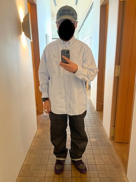 「アイテム（デニムパンツ）」を使った、KZTFR@m.jpさん（メンズ・173cm・40代）の秋コーディネート