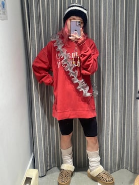 「アイテム（スウェット）」を使った、るったんさん（レディース・150cm・20代）の秋コーディネート