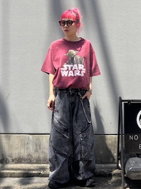 「STAR WARS（スターウォーズ）のアイテム」を使った、るったんさん（レディース・150cm）の夏コーディネート