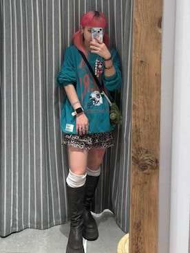 「アイテム（スウェット）」を使った、るったんさん（レディース・150cm・20代）の秋コーディネート