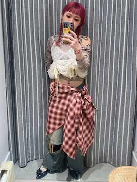 「アイテム（ワンピース/ドレス）」を使った、るったんさん（レディース・150cm・20代）の秋コーディネート