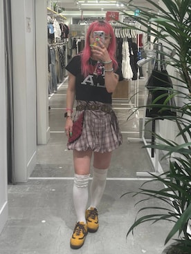 「アイテム（レッグウェア）」を使った、るったんさん（レディース・150cm・20代）の夏コーディネート