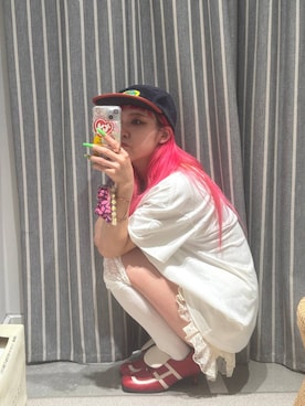 「FOREVER 21（フォーエバー トゥエンティーワン）のアイテム」を使った、るったんさん（レディース・150cm）の夏コーディネート