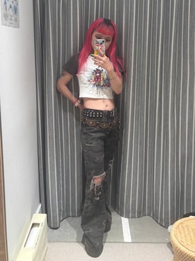 「アイテム（帽子）」を使った、るったんさん（レディース・150cm・20代）の夏コーディネート