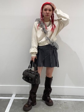 「アイテム（スウェット）」を使った、るったんさん（レディース・150cm・20代）の秋コーディネート