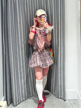 「FOREVER 21（フォーエバー トゥエンティーワン）のアイテム」を使った、るったんさん（レディース・150cm）の夏コーディネート