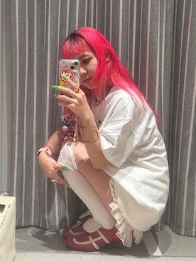 「アイテム（パンプス）」を使った、るったんさん（レディース・150cm）の夏コーディネート