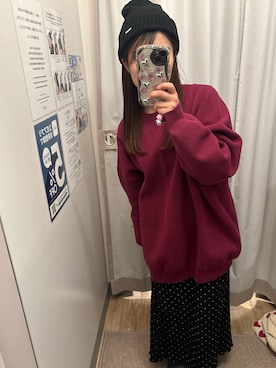 「coca（coca）（コカ）のアイテム」を使った、mina.さん（レディース・152cm）の秋コーディネート