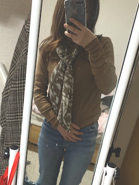 「RAY CASSIN（レイカズン）のアイテム（財布/小物）」を使った、mina.さん（レディース・152cm）の冬コーディネート