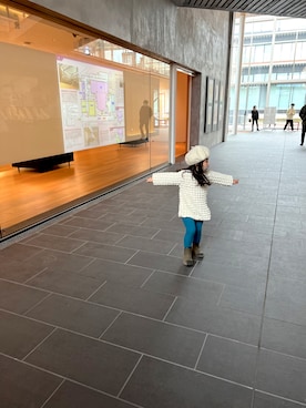 「no brand（ノーブランド）のアイテム（ワンピース/ドレス）」を使った、myさん（キッズ・90cm）の春コーディネート