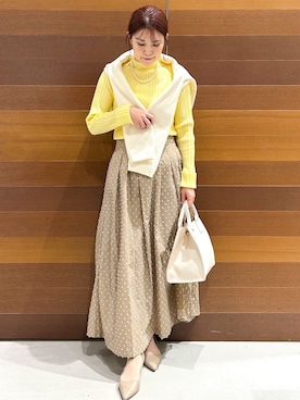 「THE SHOP TK （ザ ショップ ティーケー ）のアイテム」を使った、yumiさん（レディース・154cm）の春コーディネート