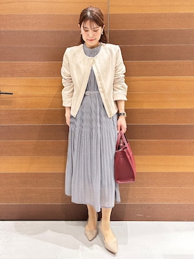 「index（インデックス）のアイテム」を使った、yumiさん（レディース・154cm）の秋コーディネート
