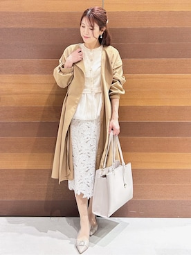 「THE SHOP TK （ザ ショップ ティーケー ）のアイテム」を使った、yumiさん（レディース・154cm）の春コーディネート