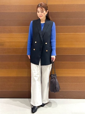 「HusHusH（ハッシュアッシュ）のアイテム」を使った、yumiさん（レディース・154cm）の冬コーディネート