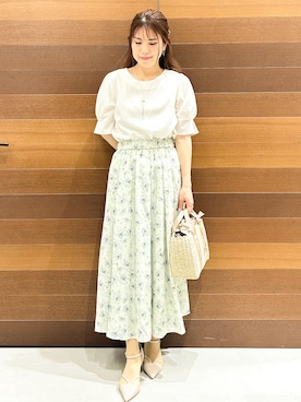 「index（インデックス）のアイテム」を使った、yumiさん（レディース・154cm）の春コーディネート
