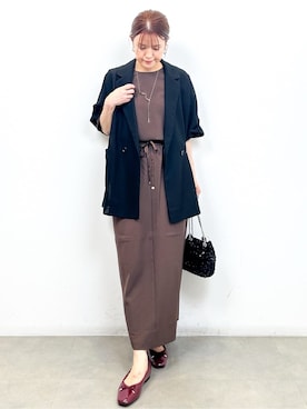 yumiさん（レディース・154cm）の秋コーディネート