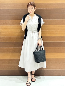 「index（インデックス）のアイテム」を使った、yumiさん（レディース・154cm）の夏コーディネート