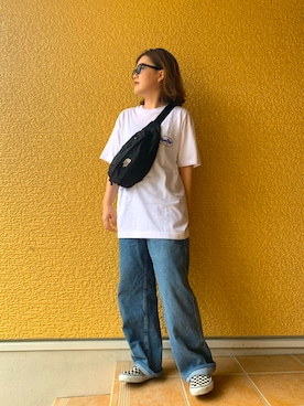 「TOY PLANE（トイプレーン）のアイテム」を使った、minachiさん（レディース・153cm）の秋コーディネート