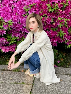 「attagirl（アタガール）のアイテム」を使った、YUNA.Y.Dさん（レディース・165cm）の春コーディネート