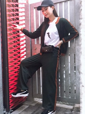 YUNA.Y.Dさん（レディース・165cm）の冬コーディネート