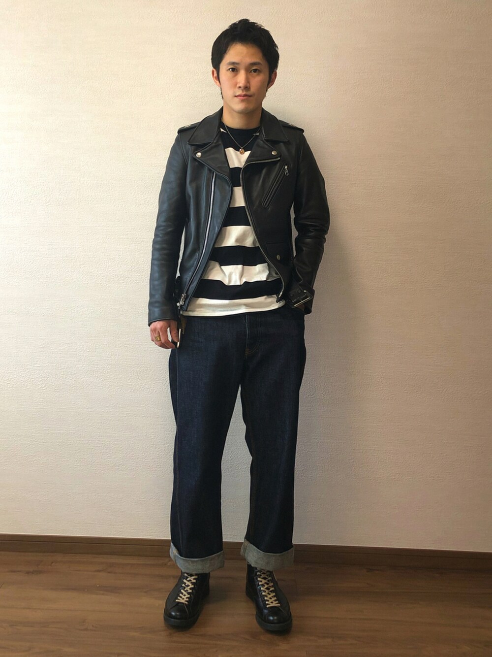 NADA.レザーライダースジャケット 1 2025年最新NADA. レザージャケット