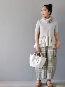 「じぱんぐ」｜ZIPANG 箕面小野原店さん（レディース・161cm）の夏コーディネート