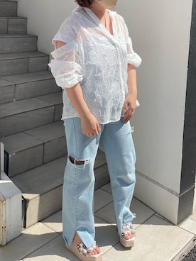 「nice claup」｜souno_niceclaupさん（レディース・156cm・30代）の夏コーディネート