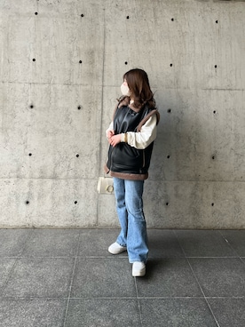 「VIVASTUDIO（ビバスタジオ）のアイテム」を使った、ふ う かさん（レディース・152cm）の冬コーディネート