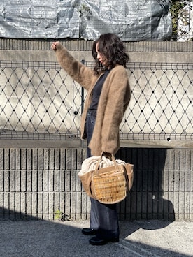 「YANUK（ヤヌーク）のアイテム（デニムパンツ）」を使った、ukiさん（骨格ナチュラル・レディース・154cm）の秋コーディネート