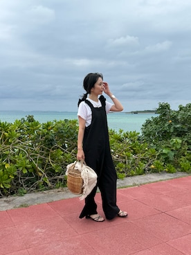 「アイテム（バングル/リストバンド）」を使った、ukiさん（レディース・155cm）の秋コーディネート