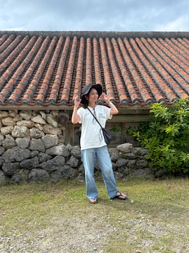 「アイテム（バングル/リストバンド）」を使った、ukiさん（レディース・155cm）の秋コーディネート